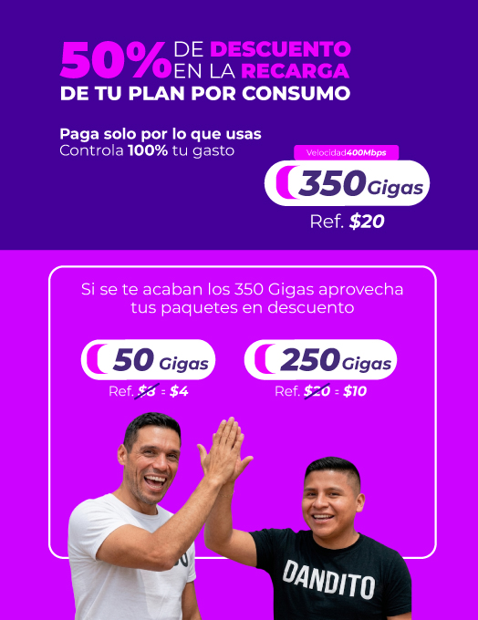 1gbps por 30 Vnet mobile